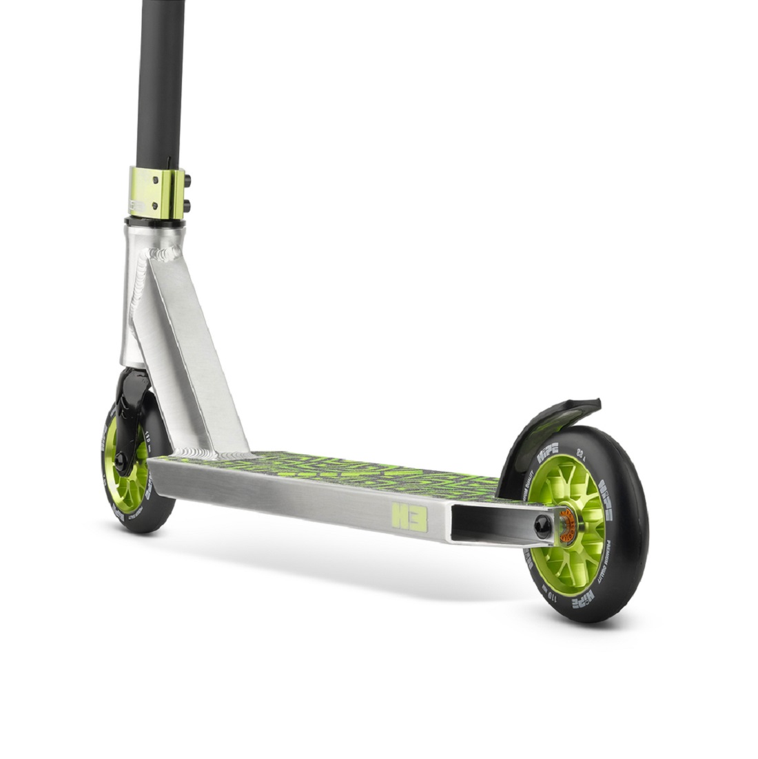 Самокат трюковой HIPE H3 raw/green (250848)