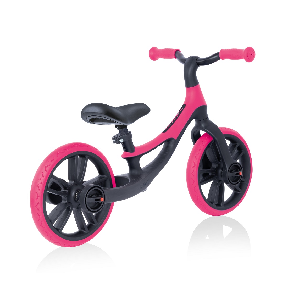 GLOBBER Беговел GO BIKE ELITE DUO черно-розовый (712-110)