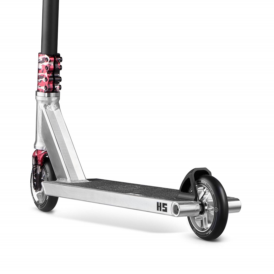 Самокат трюковой HIPExtreme H5 серебро/красный (410505)