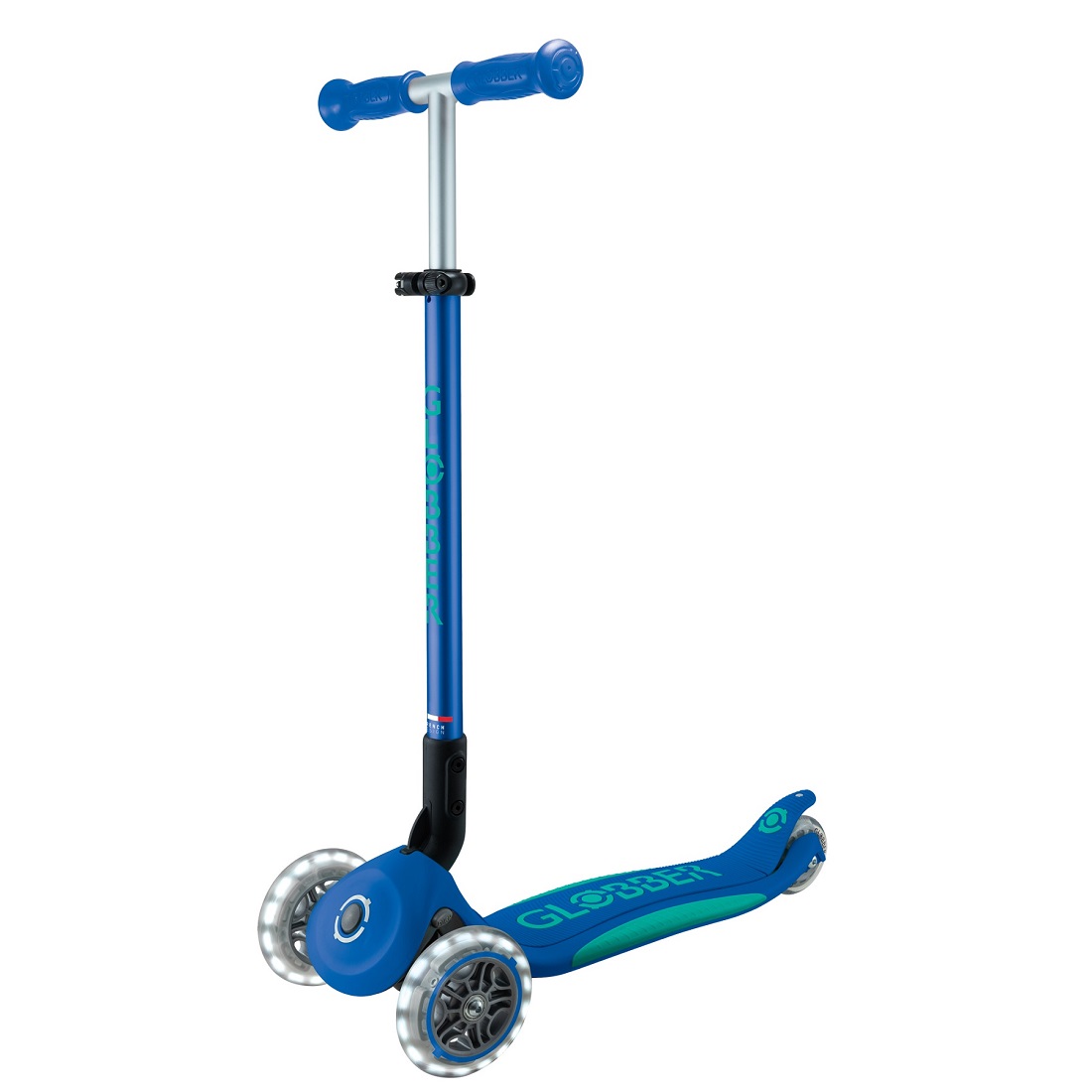 GLOBBER PRIMO FOLDABLE PLUS LIGHTS V2 синий (439-600-2)
