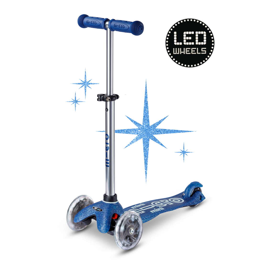 MICRO Mini Deluxe Блестящий галактика LED синий (MMD219)