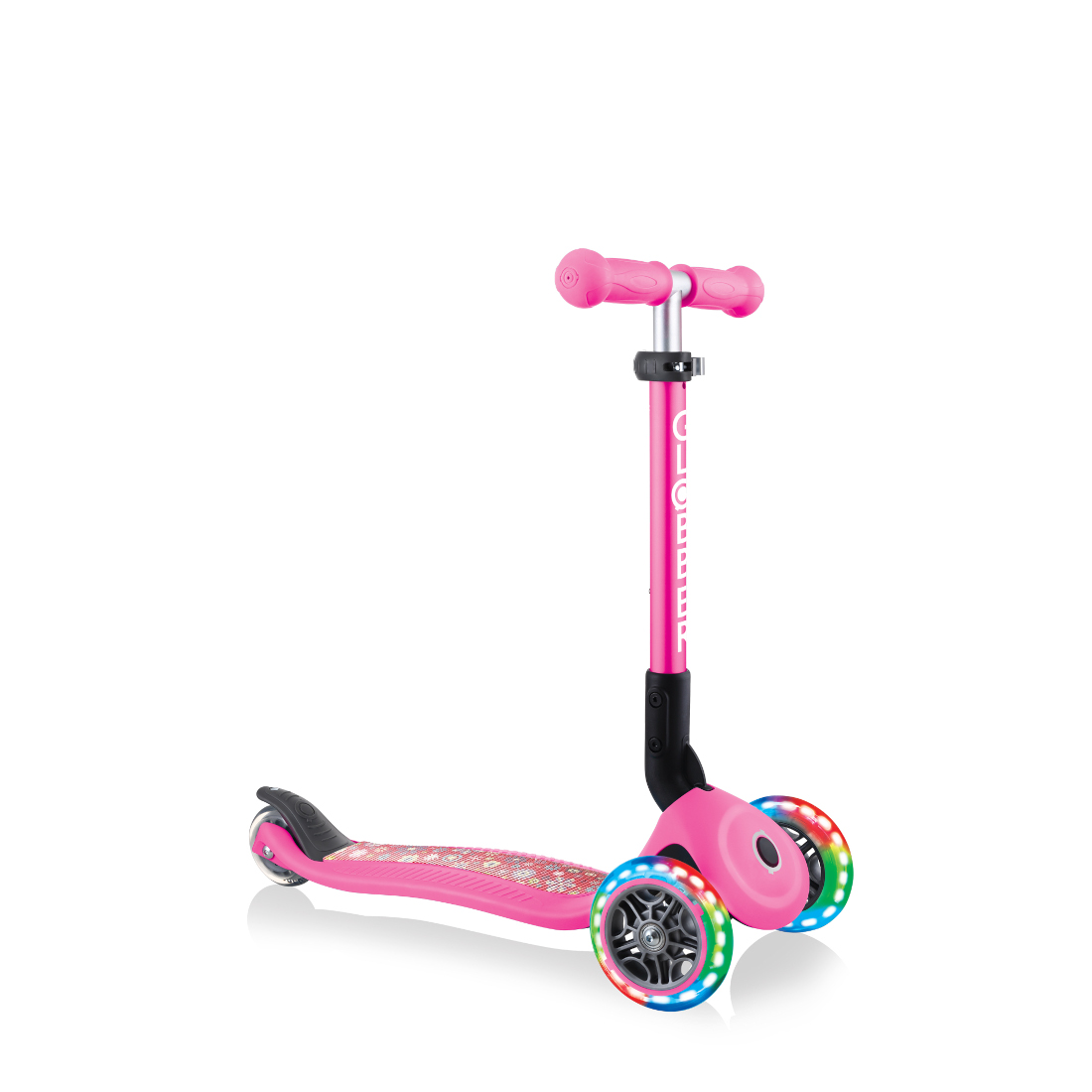 GLOBBER JUNIOR FOLDABLE FANTASY LIGHTS  розовый (433-110)