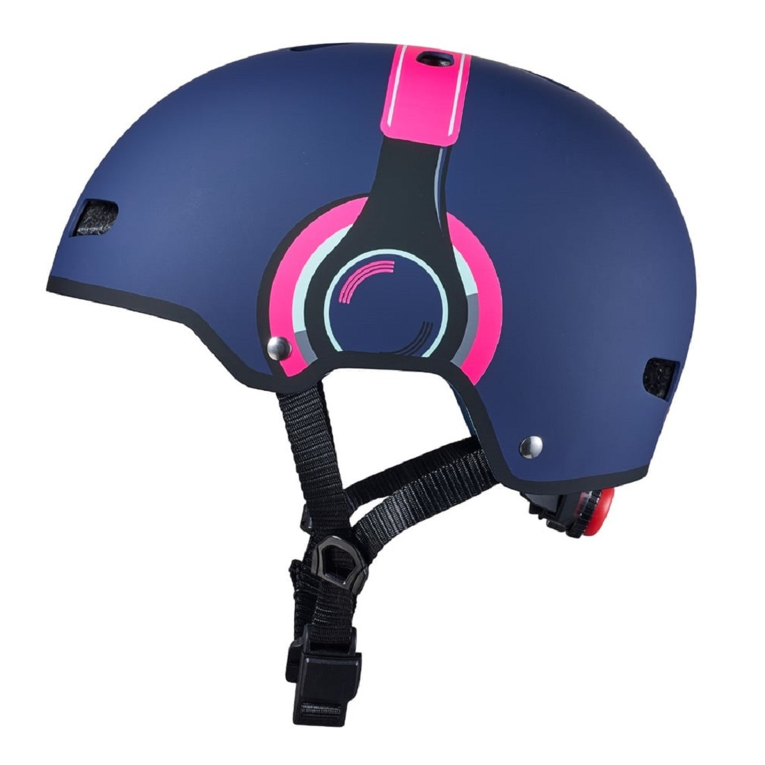 MICRO Шлем Наушники синий/розовый (M) BOX (AC2113BX)