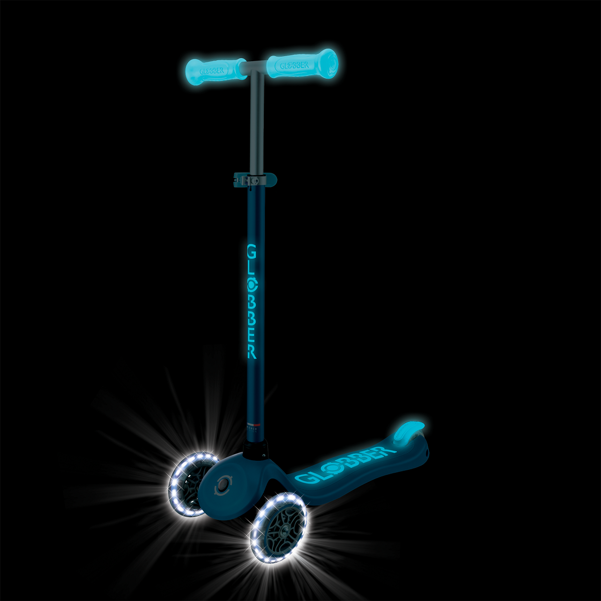 GLOBBER PRIMO PLUS GLOW LIGHTS синий (443-100)