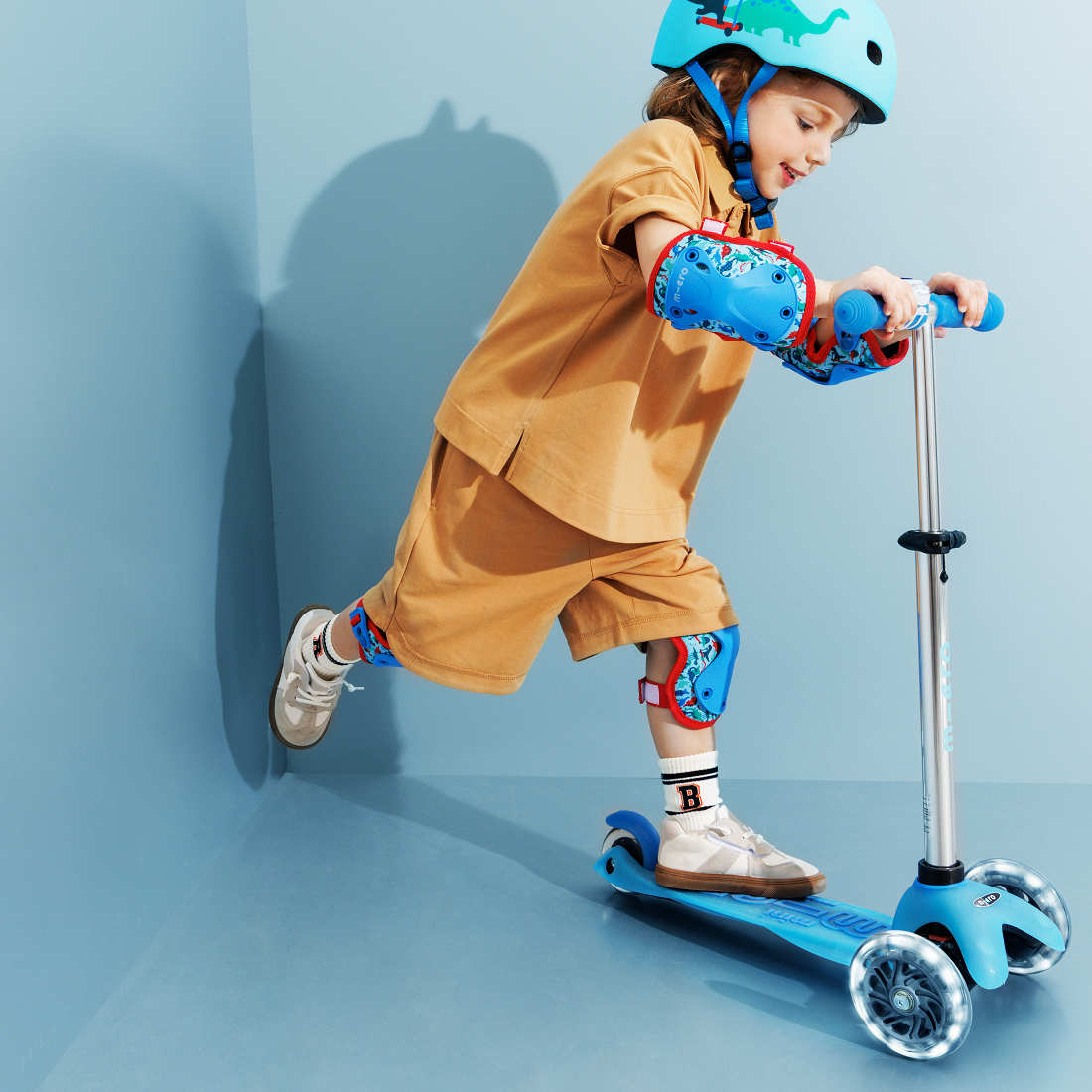 MICRO Mini Deluxe Glow (светящийся) LED арктический синий (MMD215)