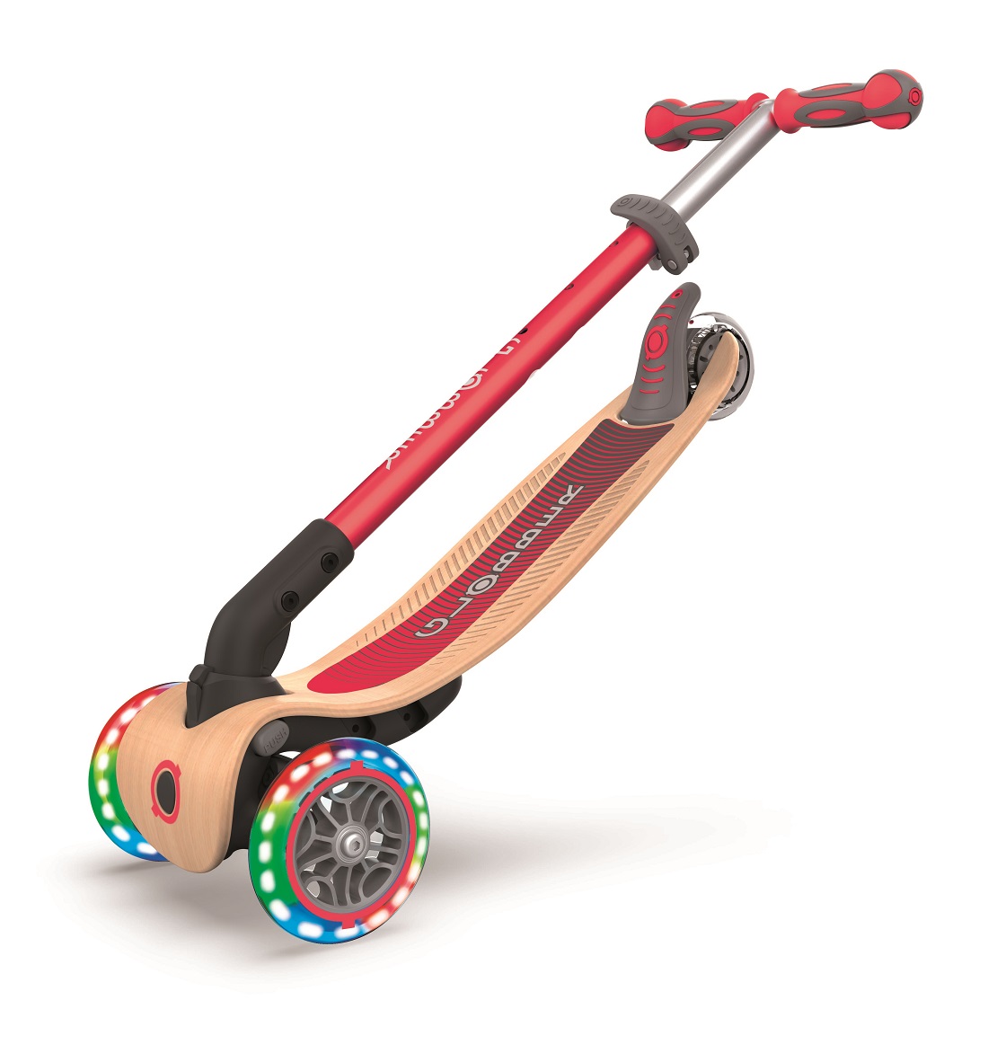 GLOBBER PRIMO FOLDABLE WOOD LIGHTS красный (436-102)