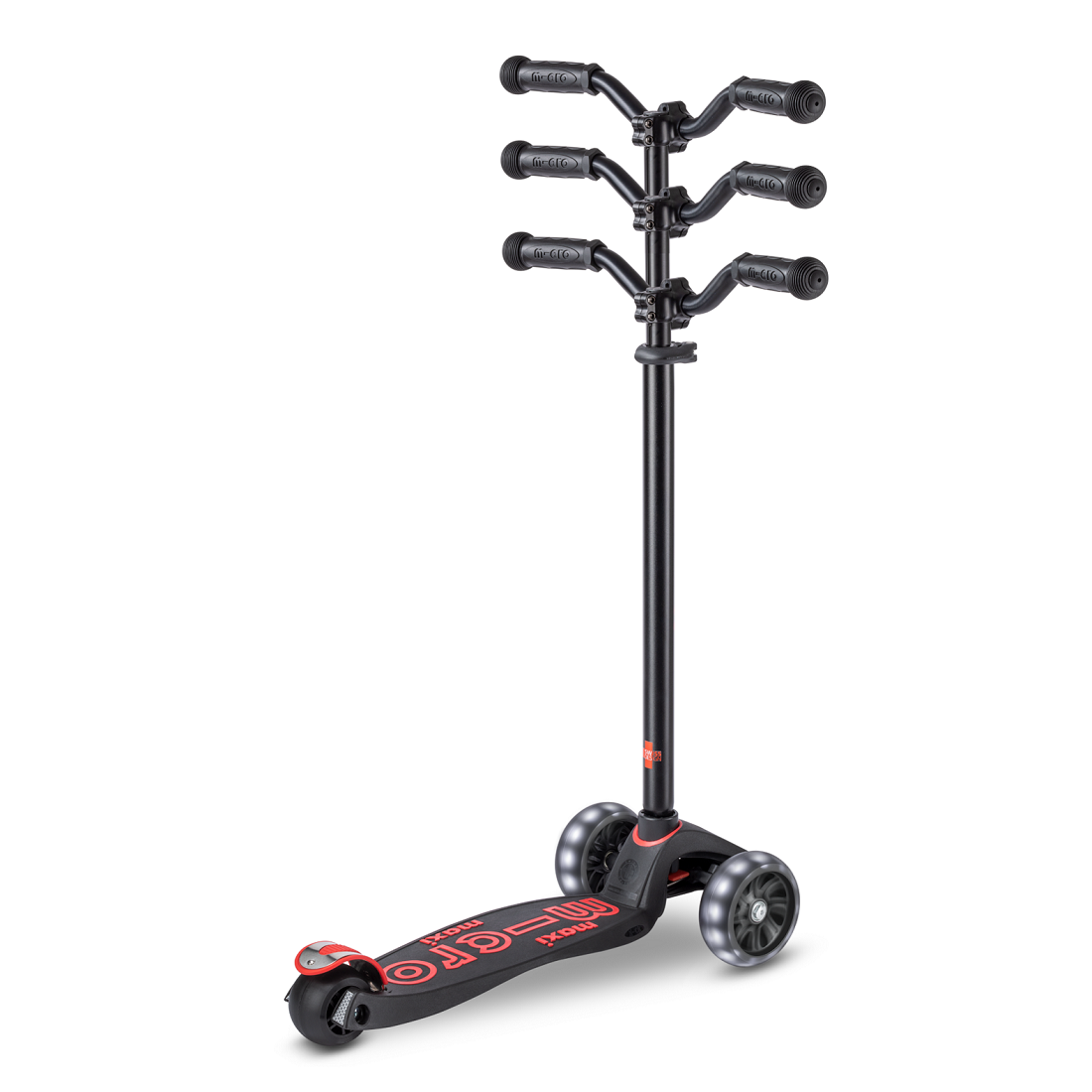 MICRO Maxi Deluxe Pro LED черно-красный (MMD136)