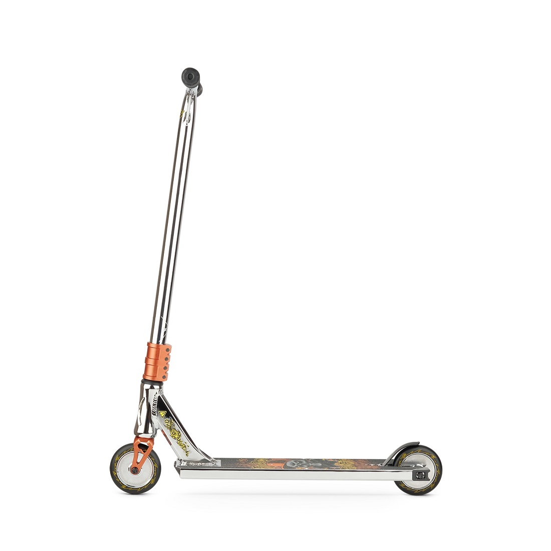 Самокат трюковой Fox Big Boy 4.7 silver/brown (170432)