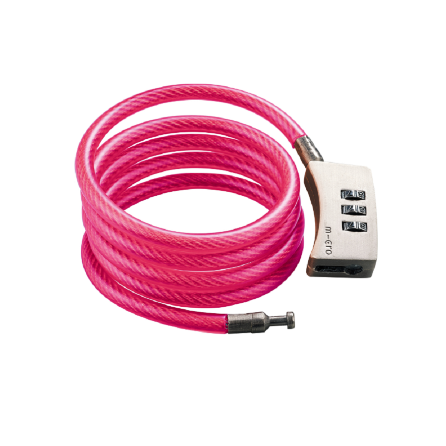 MICRO Замок металл розовый BOX (AC4113)