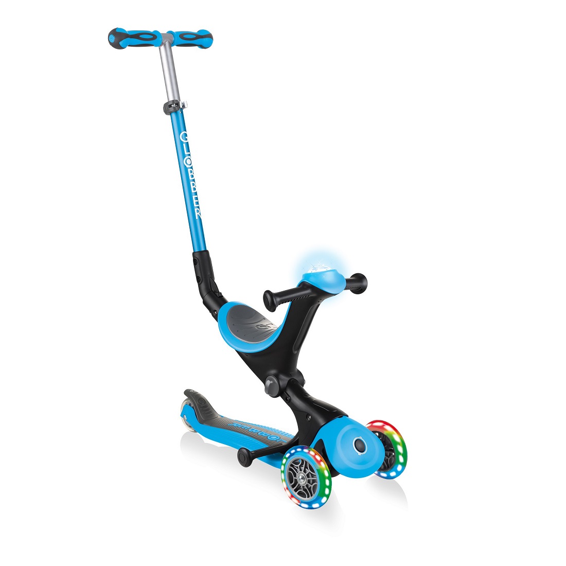 GLOBBER GO UP DELUXE PLAY LIGHTS  голубой (648-101)