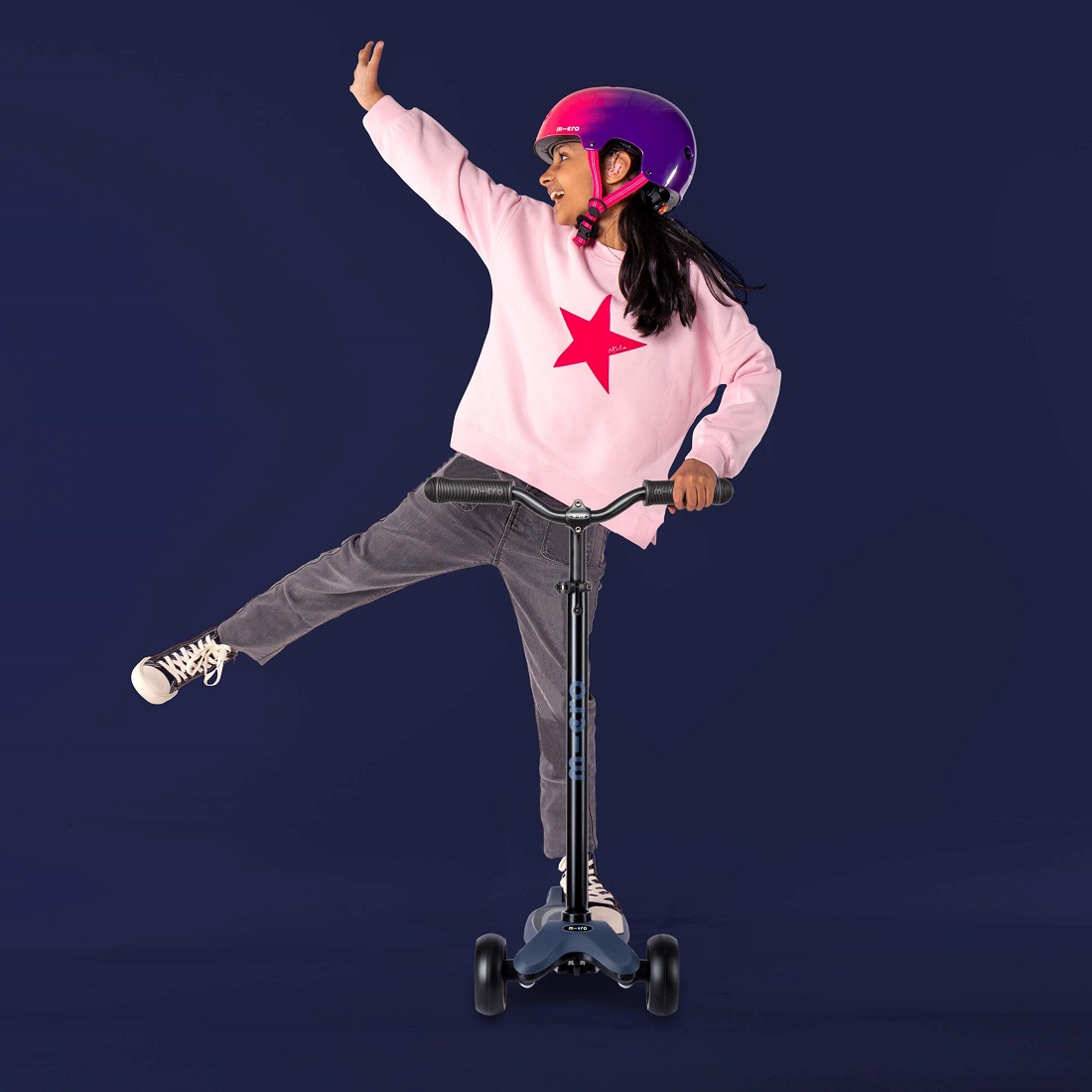 MICRO Kickboard черничный (KB0025)