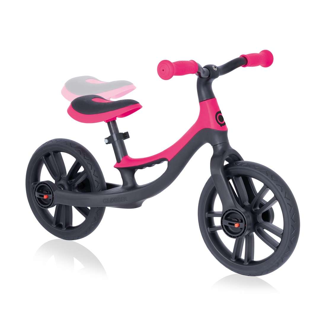 GLOBBER Беговел GO BIKE ELITE черно-розовый (710-110)