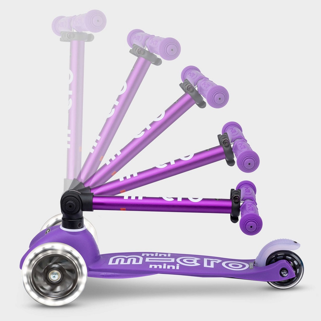 MICRO Mini Deluxe складной LED сиреневый (MMD199)