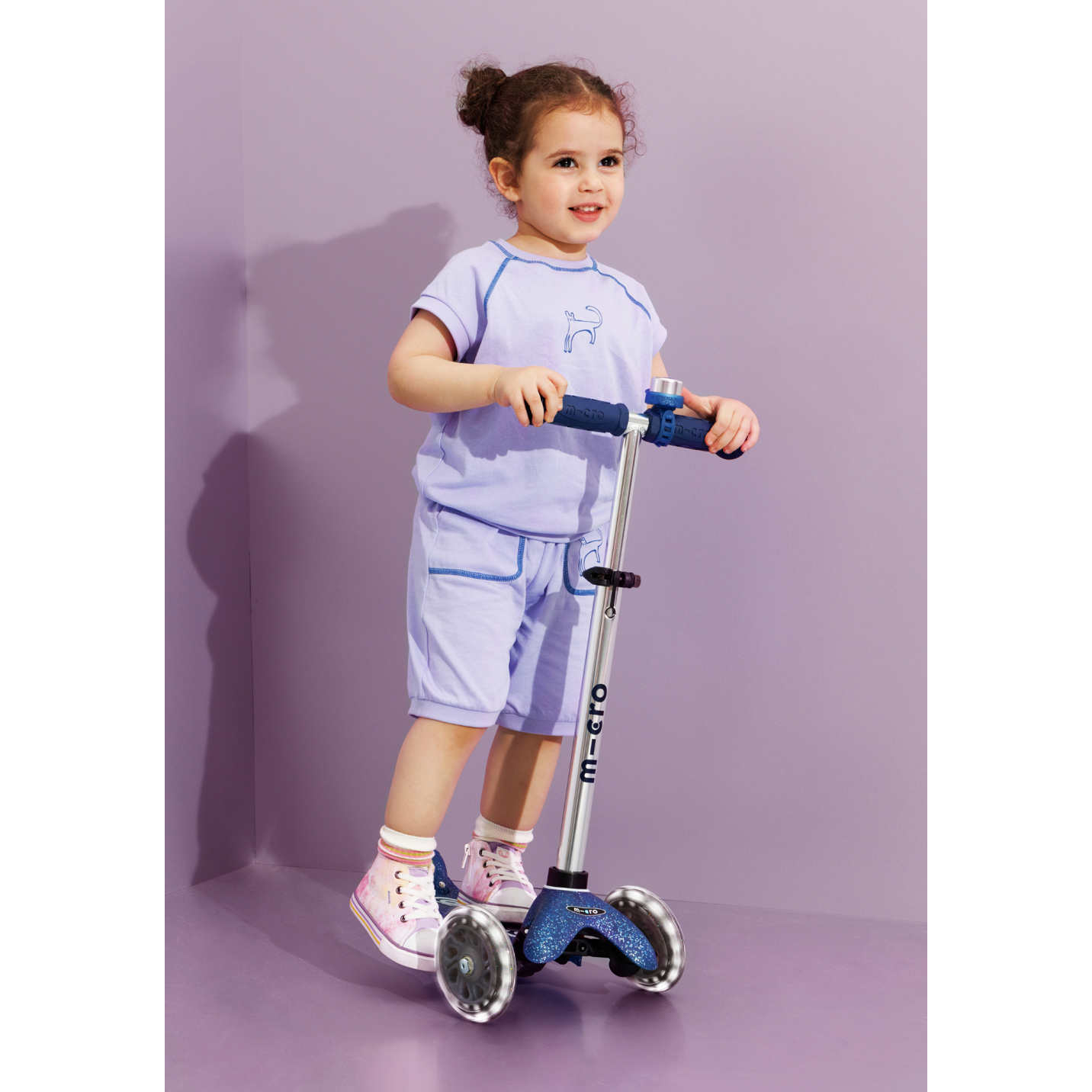 MICRO Mini Deluxe Блестящий галактика LED синий (MMD219)