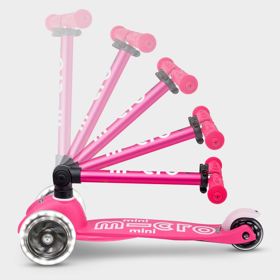 MICRO Mini Deluxe складной LED розовый (MMD197)