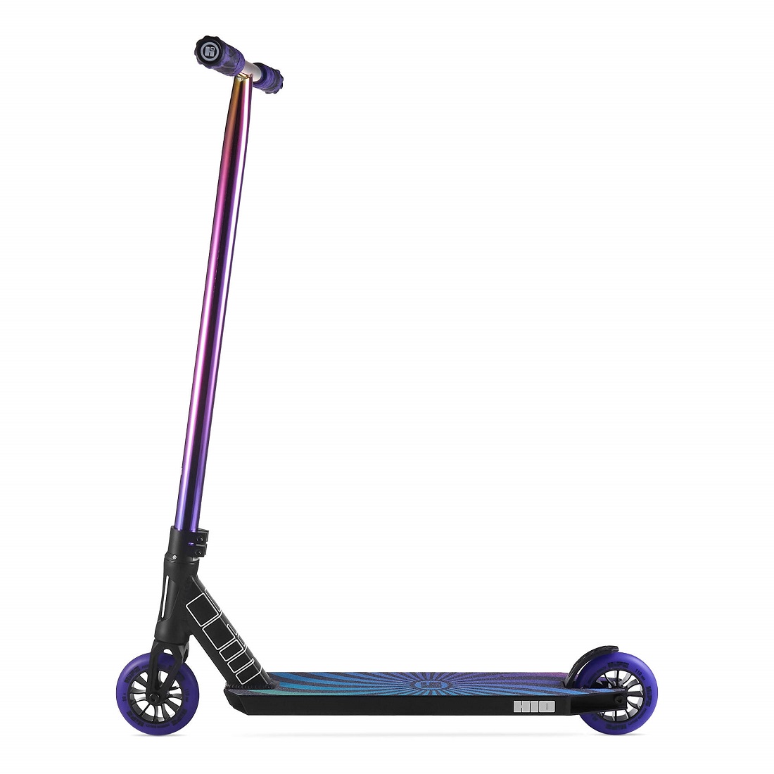 Самокат трюковой HIPE H10 RS фиолетовый/неохром (820001)