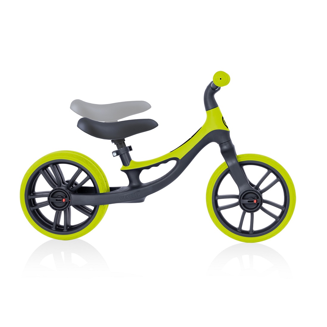GLOBBER Беговел GO BIKE ELITE DUO черно-зеленый (712-106)