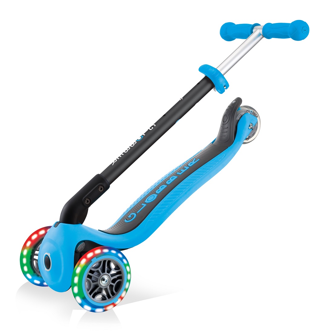 GLOBBER GO UP FOLDABLE PLUS LIGHTS  голубой (643-101)