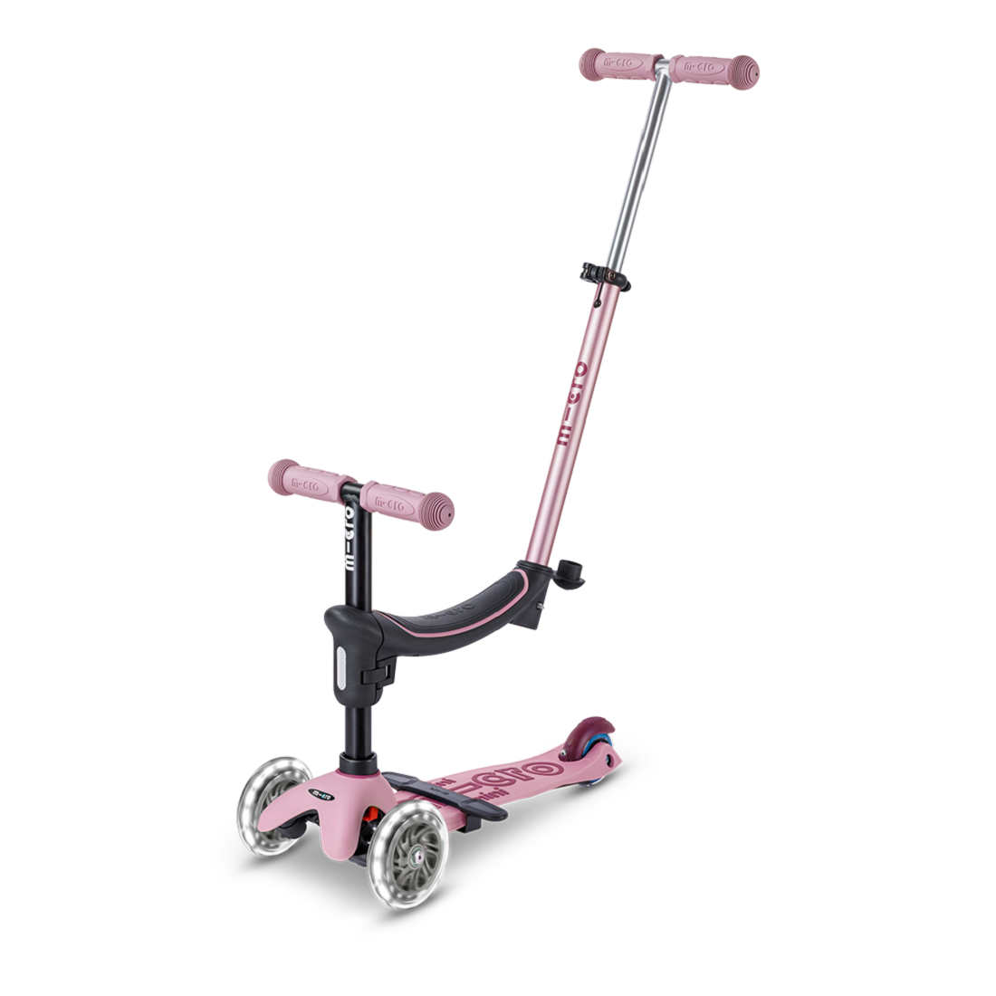 MICRO Mini Deluxe Rock & Go LED пудрово - розовый (MMD386)