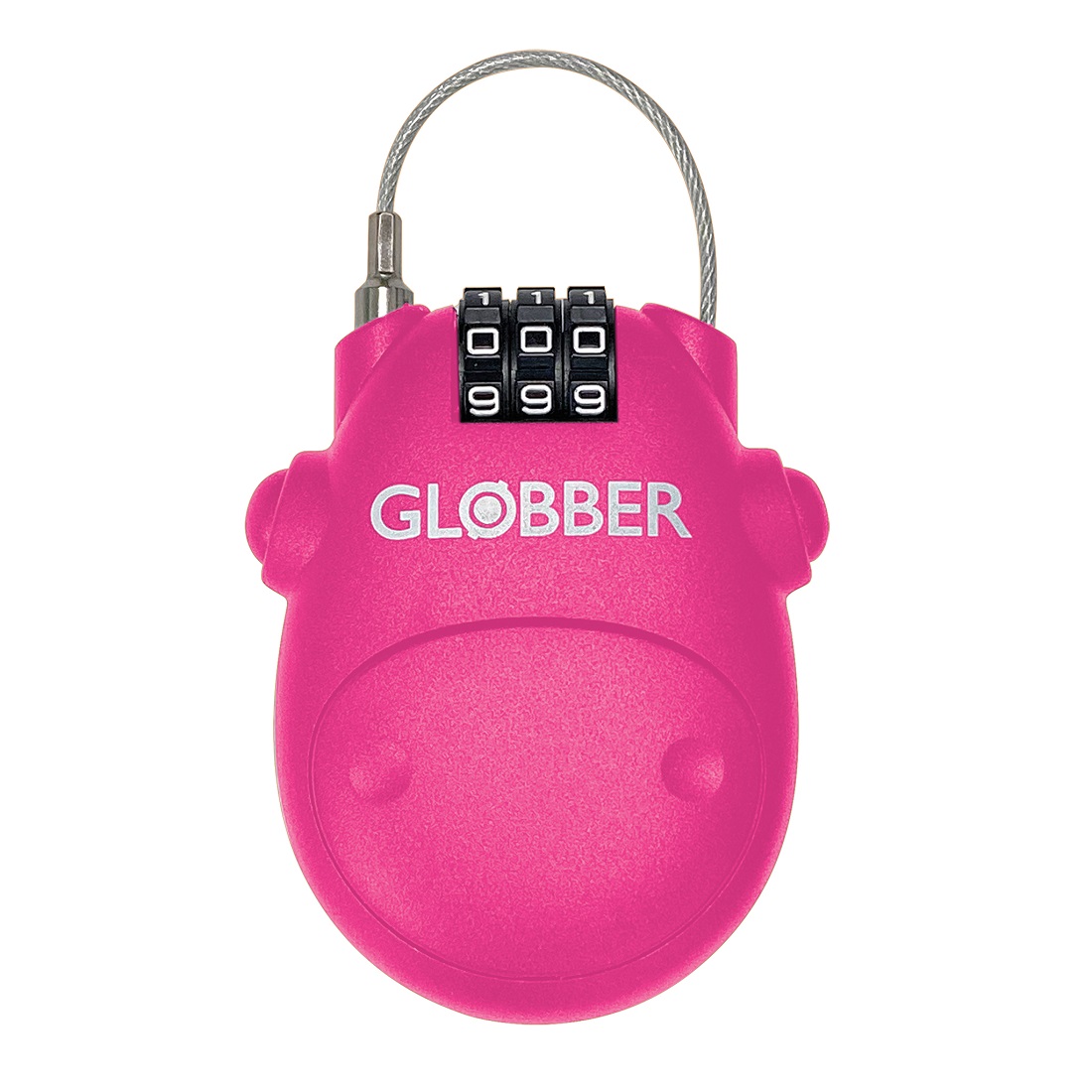 GLOBBER Замок-трос LOCK розовый (532-110)