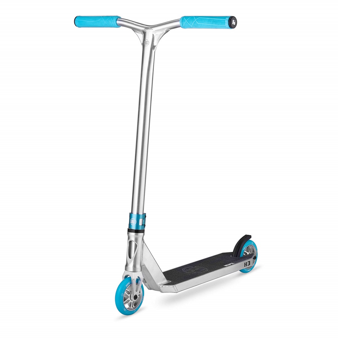 Самокат трюковой HIPExtreme H3 серебро/голубой (410302)
