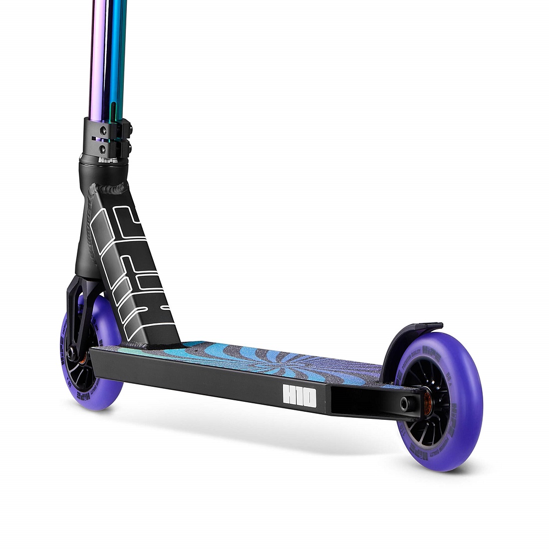 Самокат трюковой HIPE H10 RS фиолетовый/неохром (820001)