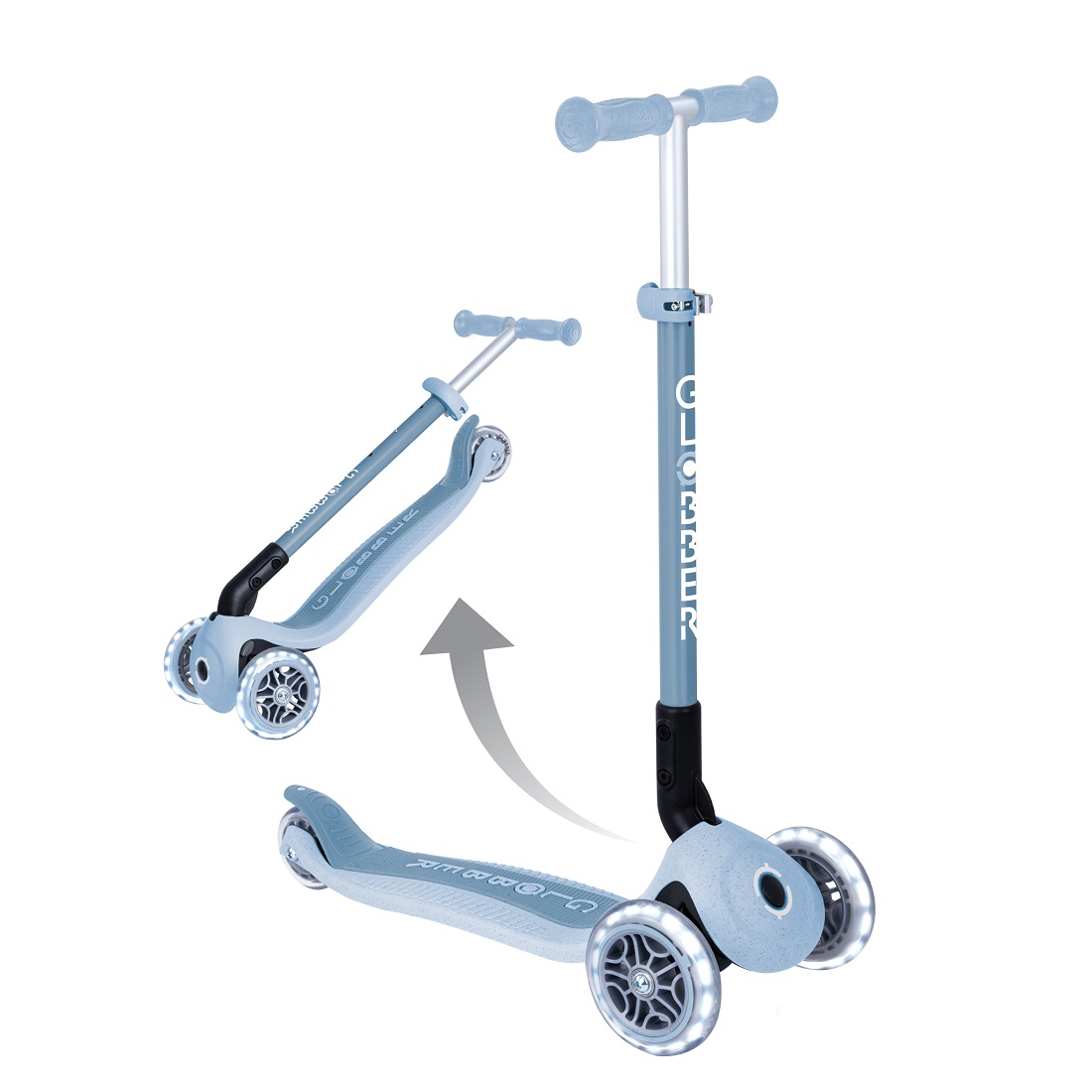 GLOBBER PRIMO FOLDABLE LIGHTS ECOLOGIC черничный (696-501-2)