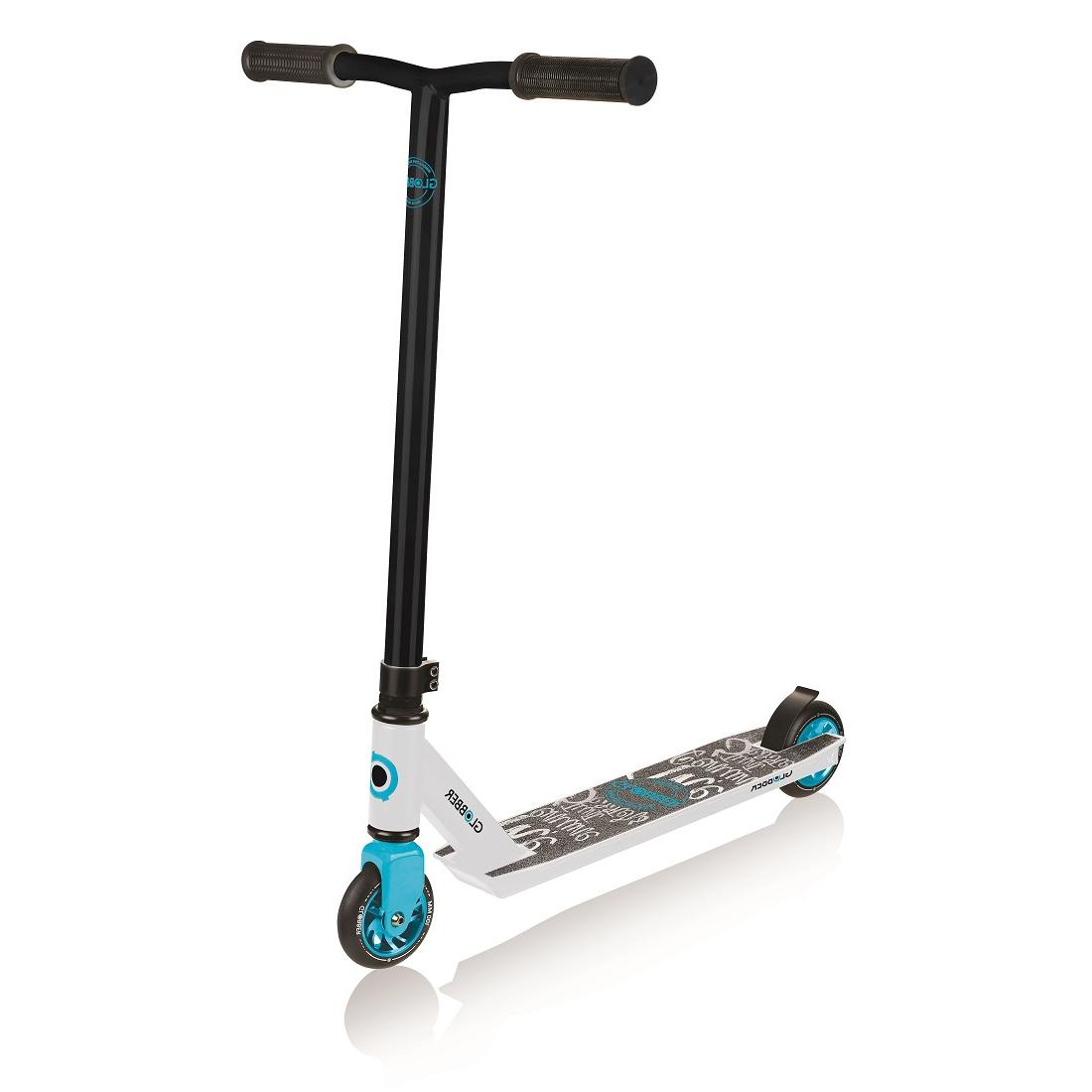 GLOBBER Трюковый самокат GS 360° белый (620-009)
