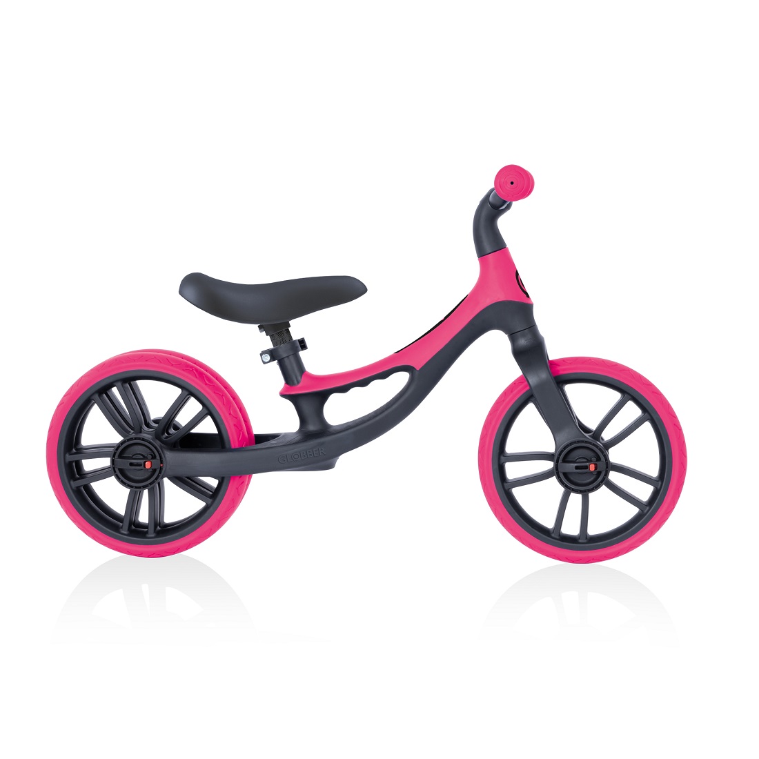 GLOBBER Беговел GO BIKE ELITE DUO черно-розовый (712-110)