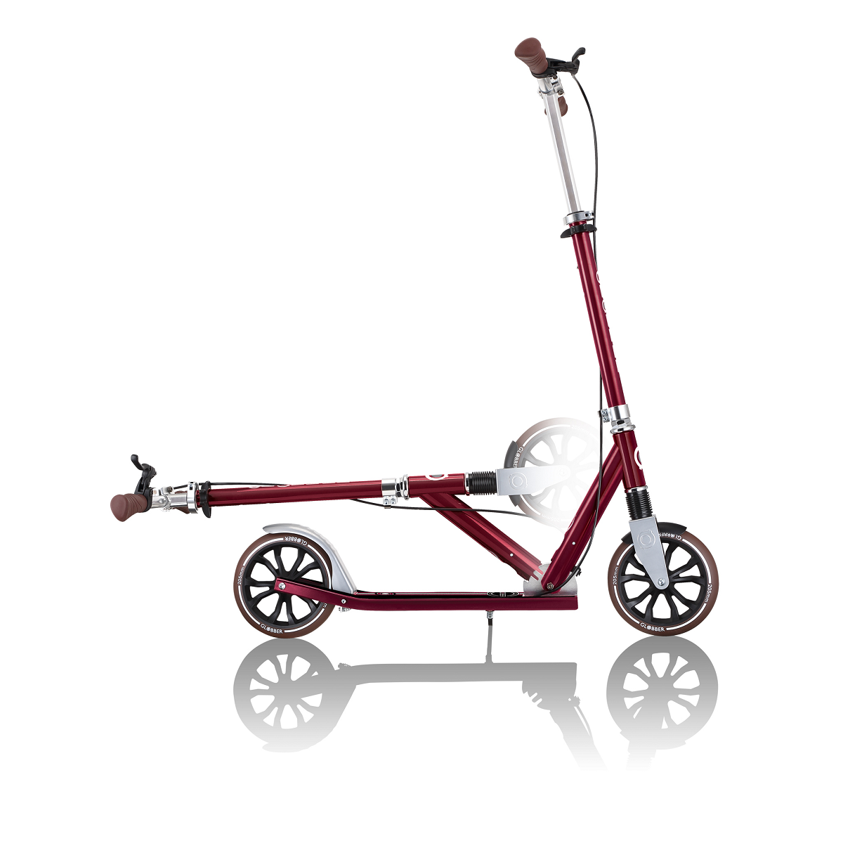 GLOBBER NL 205 DELUXE темно-красный (685-102)