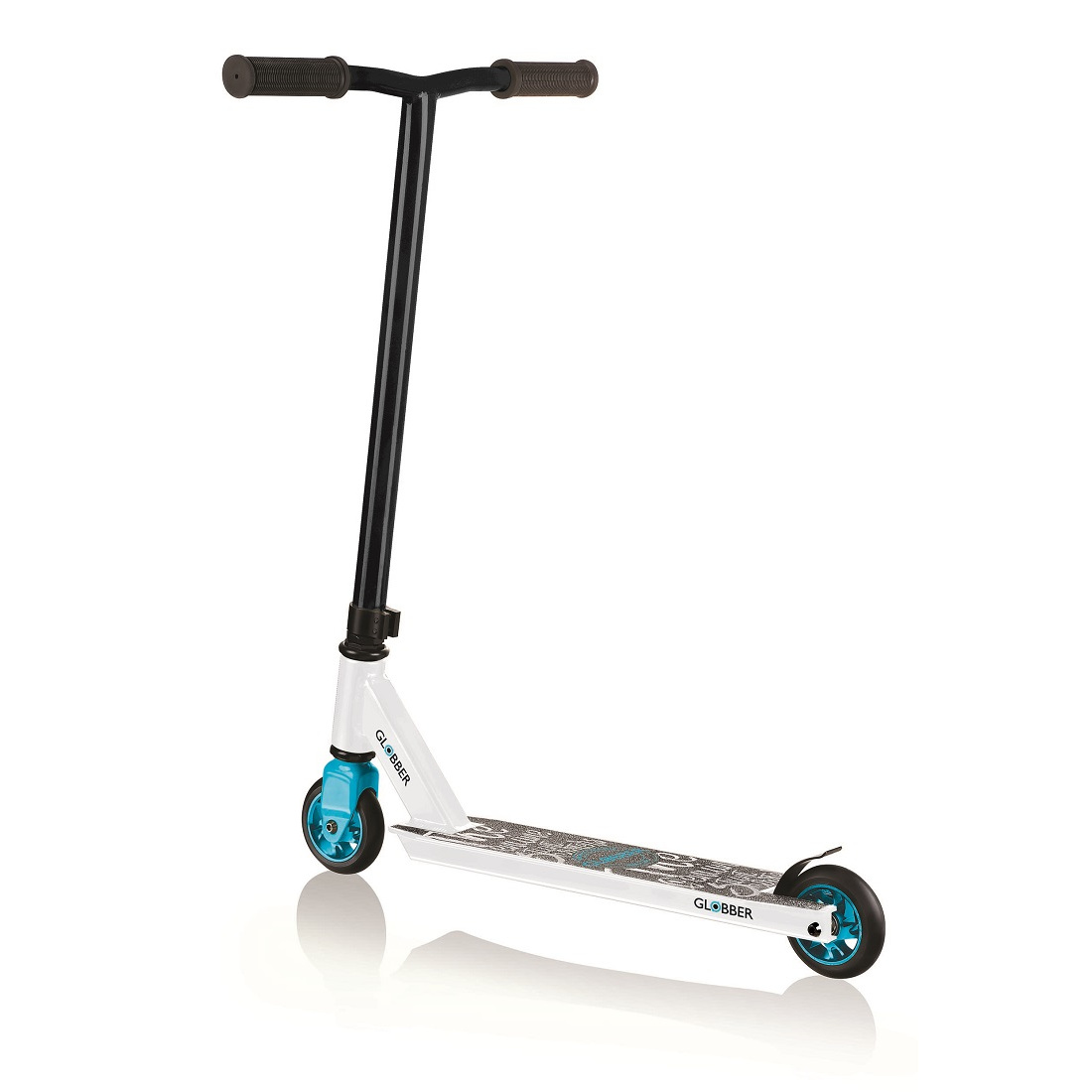 GLOBBER Трюковый самокат GS 360° белый (620-009)