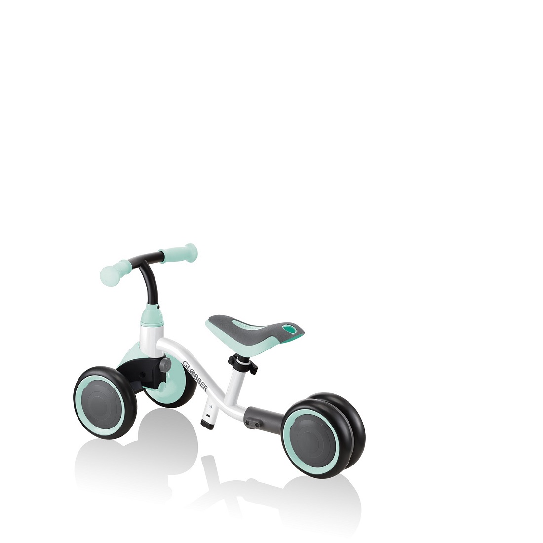 GLOBBER Каталка-беговел LEARNING BIKE 3в1 бело-мятный (638-206)