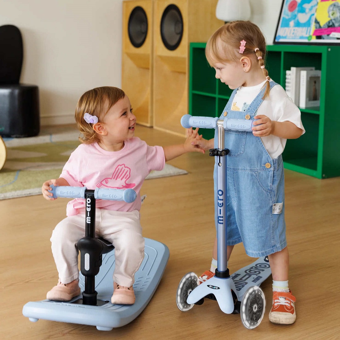 MICRO Mini Deluxe Rock & Go LED голубой (MMD388)