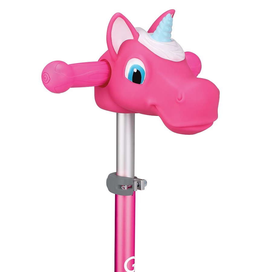 GLOBBER Насадка на руль "Единорог" розовый (527-110)