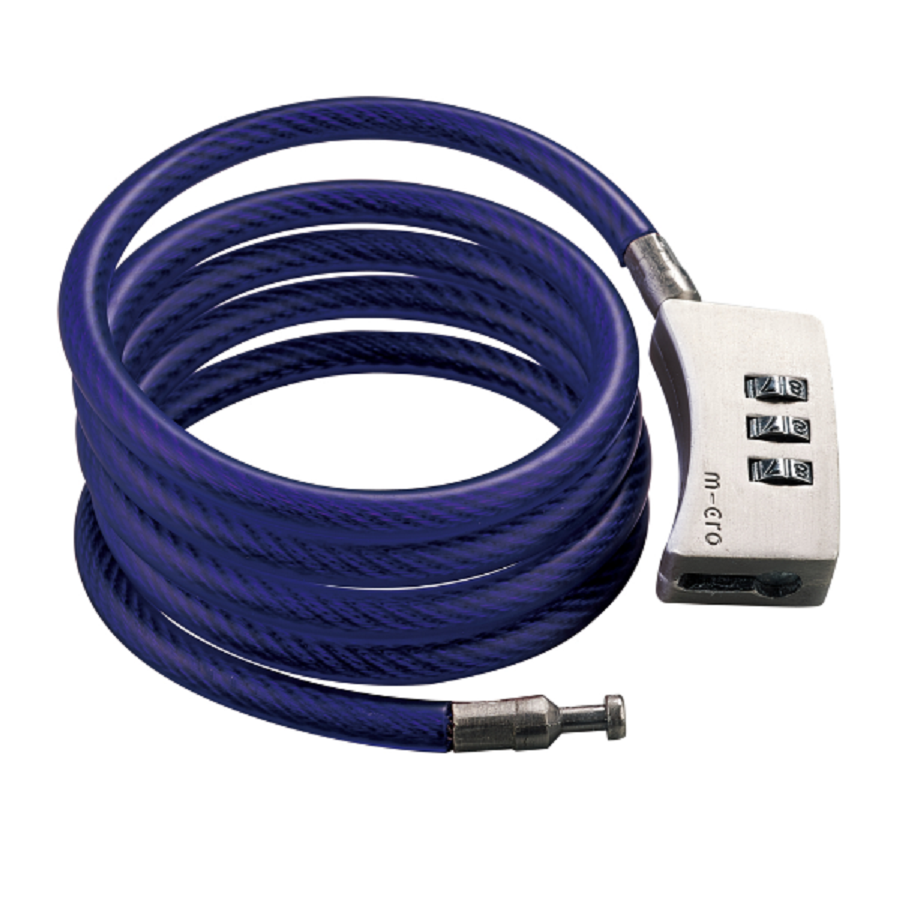 MICRO Замок металл синий BOX (AC4111)