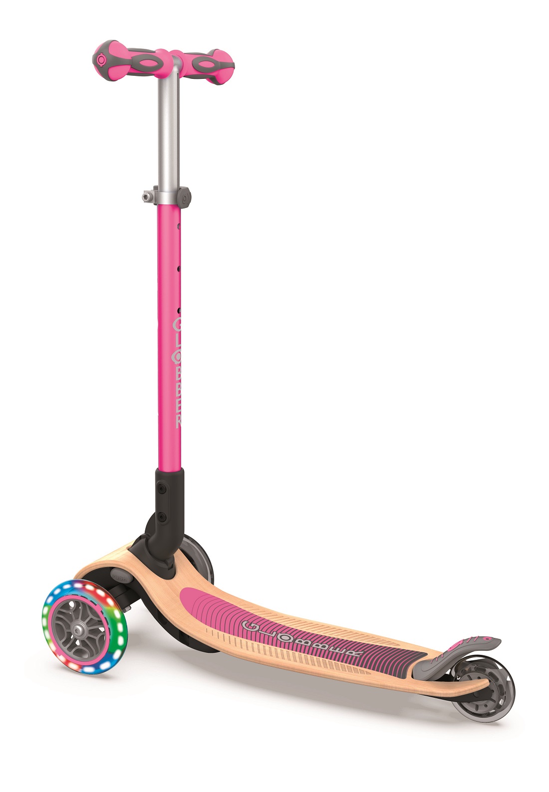 GLOBBER PRIMO FOLDABLE WOOD LIGHTS розовый (436-110)