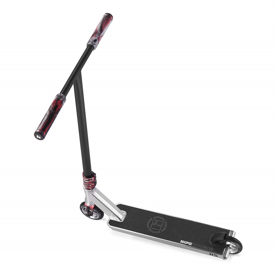 Самокат трюковой HIPExtreme H5 серебро/красный (410505)