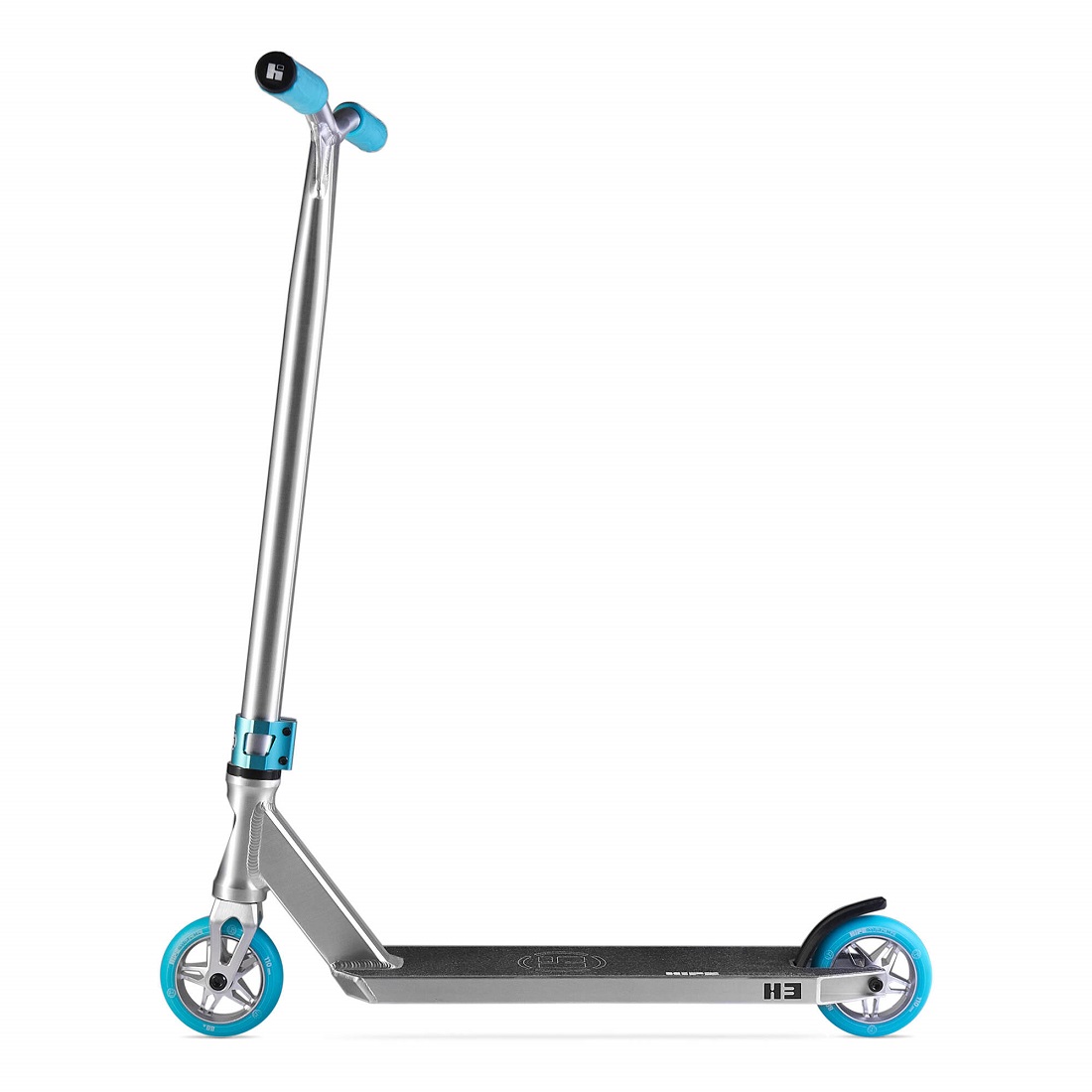 Самокат трюковой HIPExtreme H3 серебро/голубой (410302)