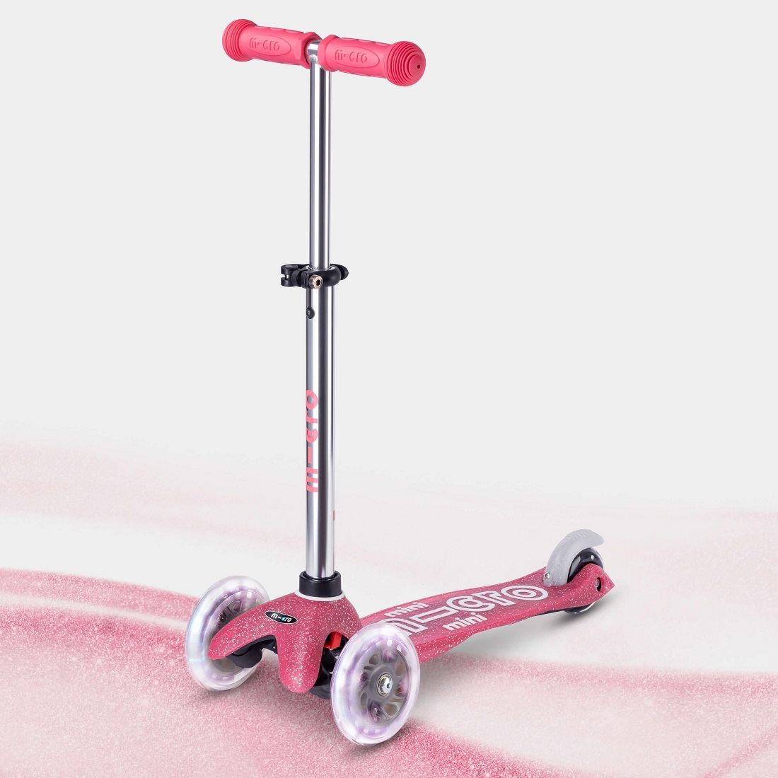 MICRO Mini Deluxe Блестящий LED розовый (MMD208)