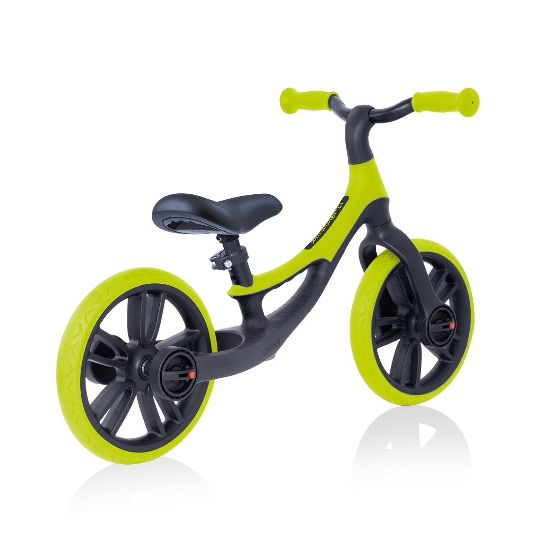 GLOBBER Беговел GO BIKE ELITE DUO черно-зеленый (712-106)