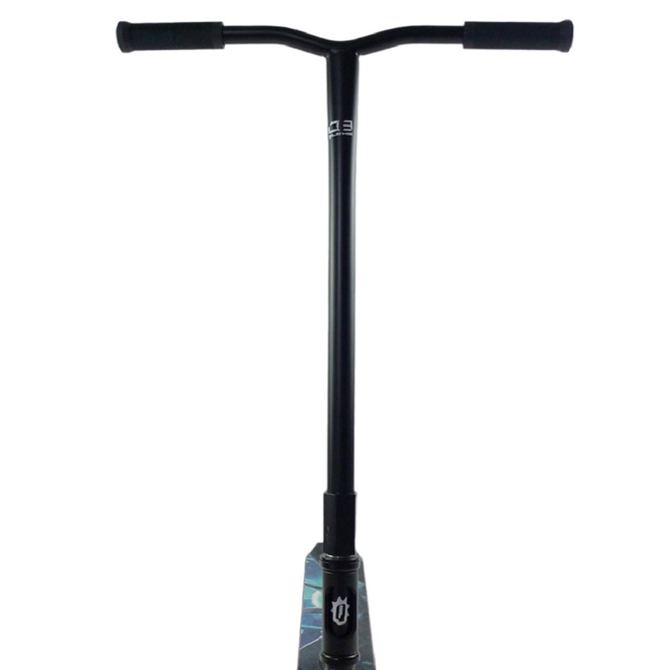 Самокат трюковой Quake Q3 Crazy bat черный/голубой (44060)