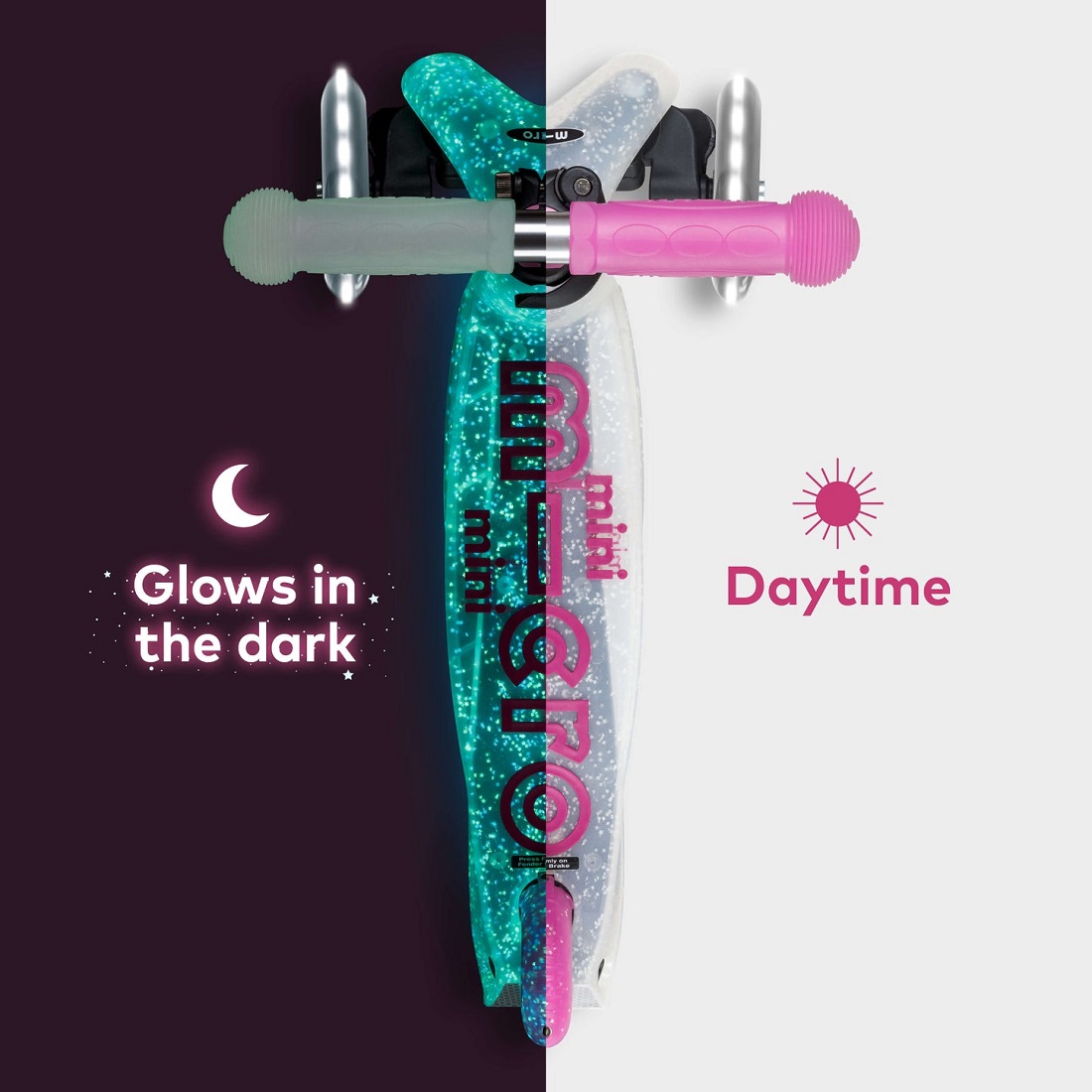 MICRO Mini Deluxe Orion складной LED розовый (MMD373)