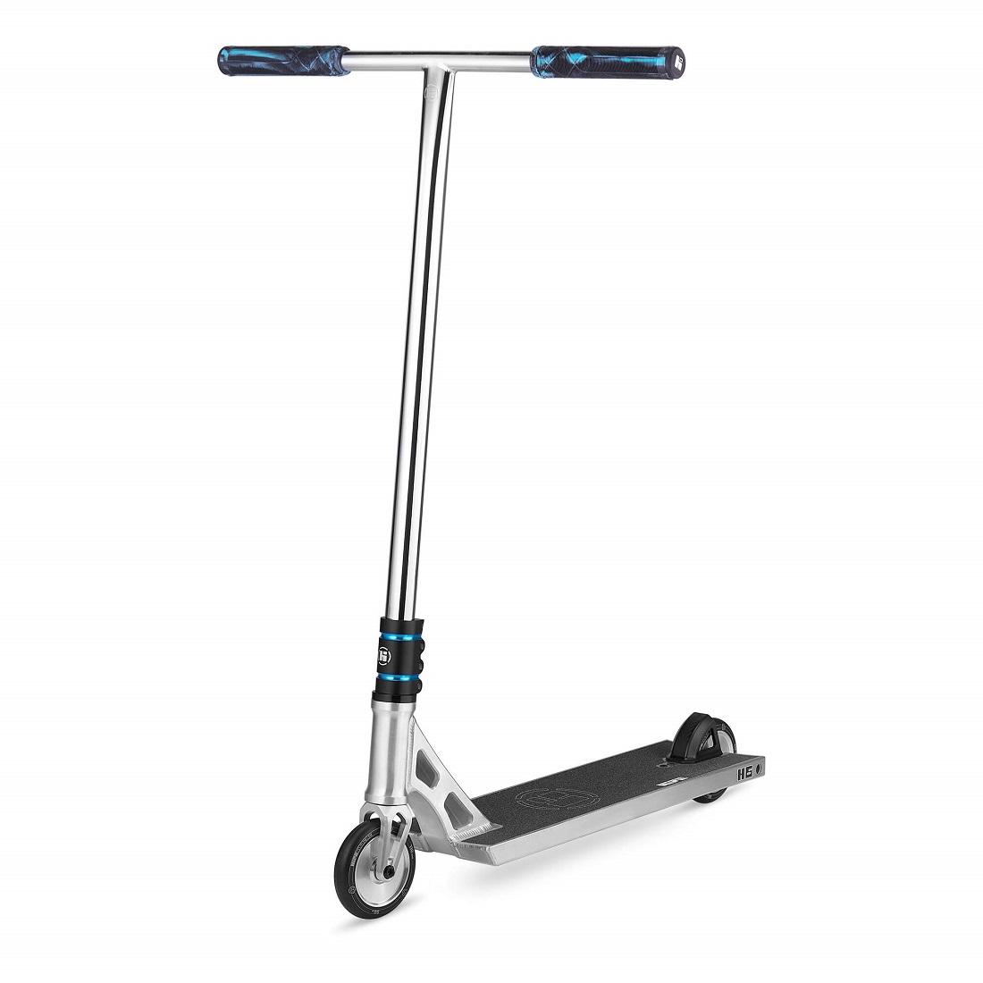 Самокат трюковой HIPExtreme H6 серебро/голубой (410609)