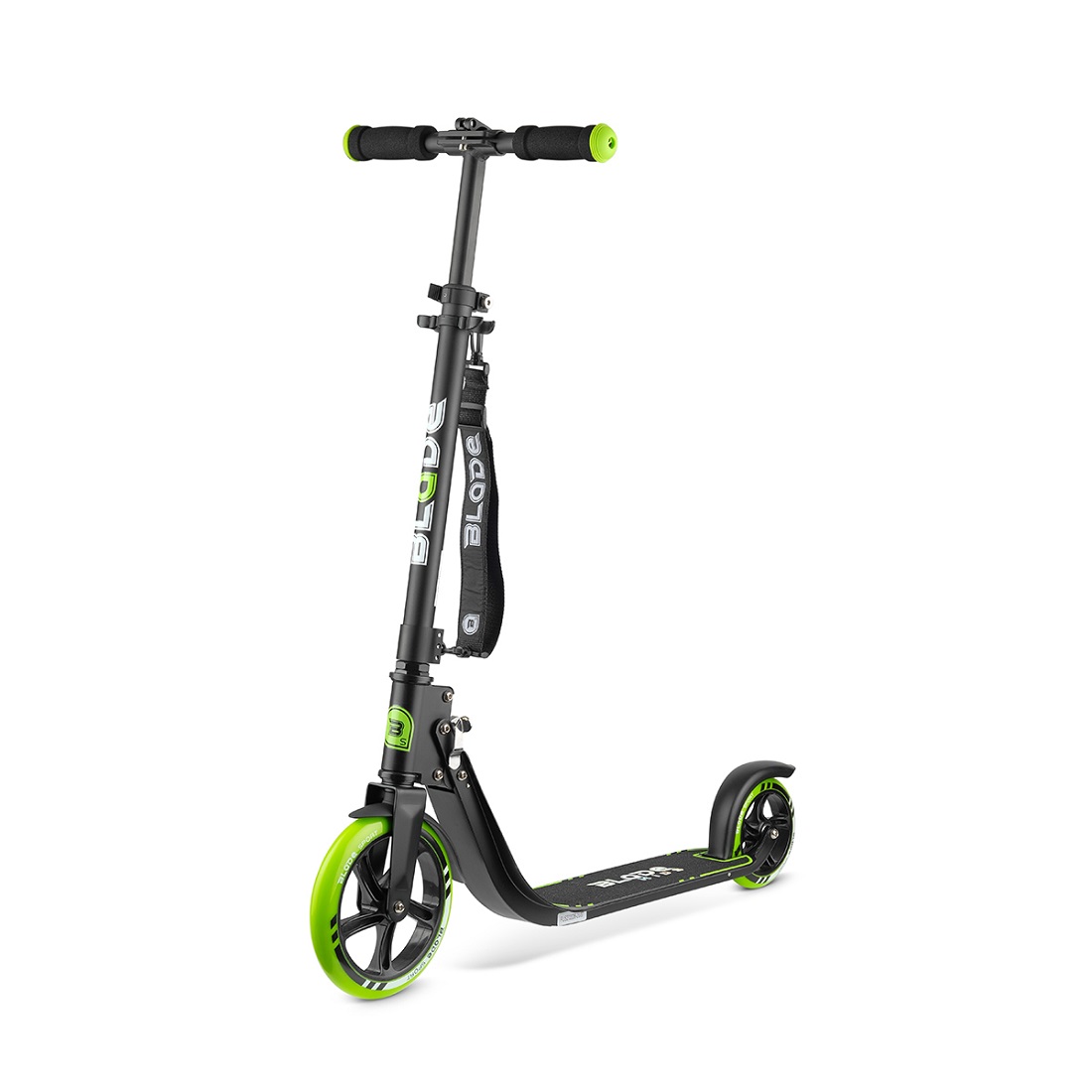 Самокат BLADE Sport PU V4 205/145 mm. черно-зеленый (231184)
