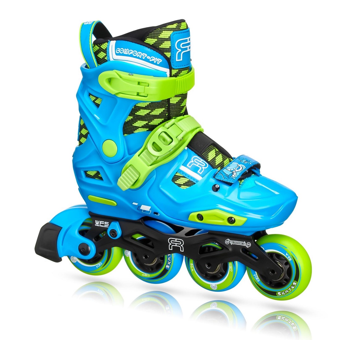  Роликовые коньки FR SKATES EZX синий (33-36) 