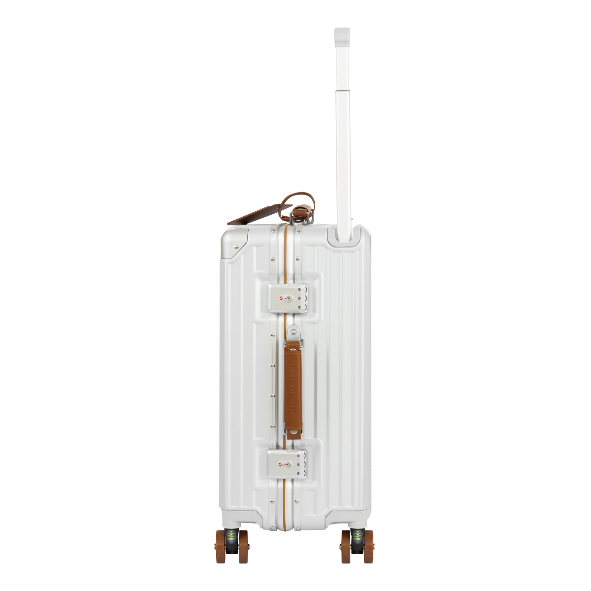 Чемодан на колесах Paseldo Modern (Модерн) L белый LK-36WHI26