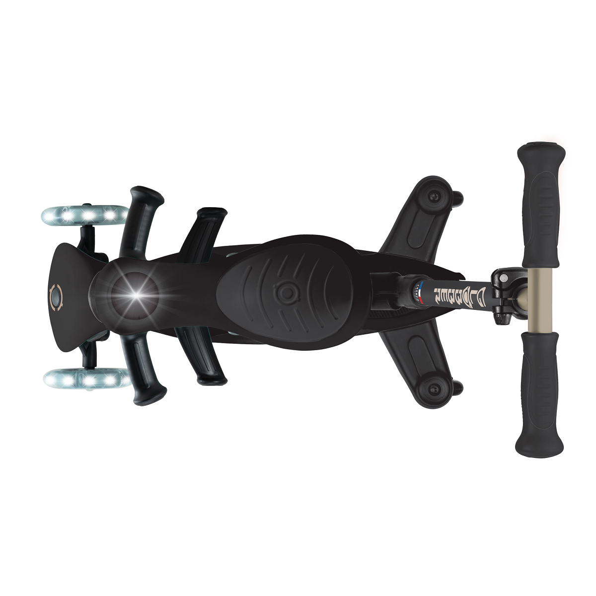 GLOBBER GO UP DELUXE LIGHTS 360*  черный (699-320)