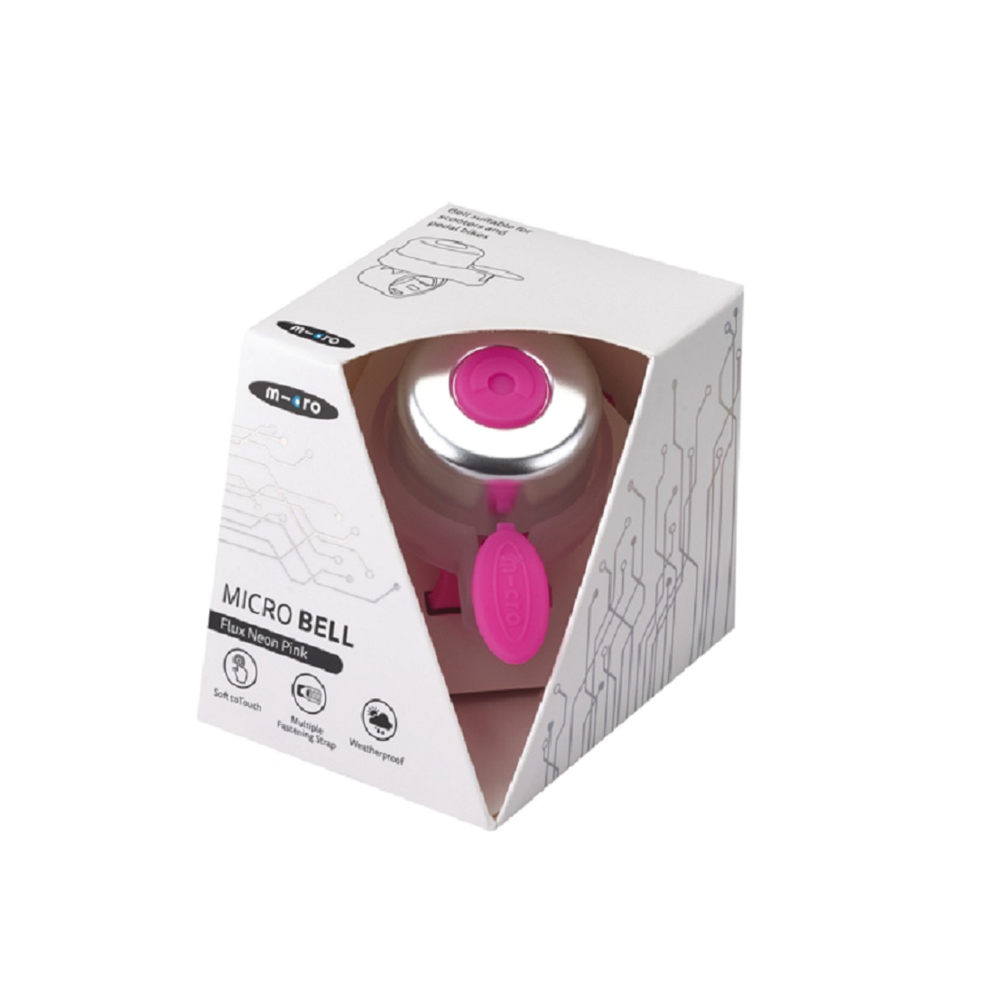 MICRO Звонок Flux неоновый розовый (AC4717)