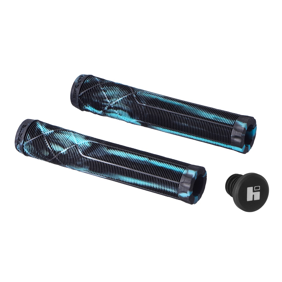 Грипсы HIPExtreme H6 170 мм, черный/голубой (420043)