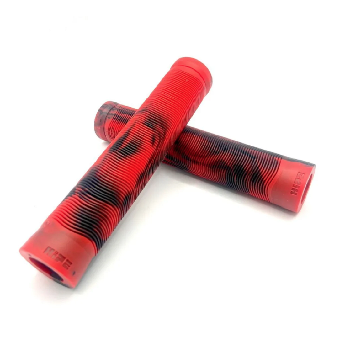Грипсы HIPE H-01 Duo черный/красный, 155 мм (250757)